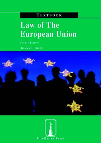 Law of the European Union Textbook by Joanne Coles | Goodreads