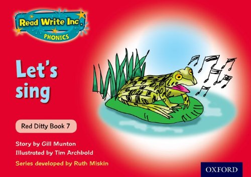 Read Write Inc. Phonics: Red Ditty Book 7 Let's Sing by Ruth Miskin ...