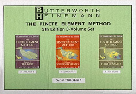 Finite Element Method Set, Fifth Edition: 3 Volume Set by O.C ...