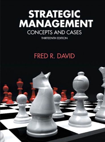 Strategic Management by Fred R. David | Goodreads