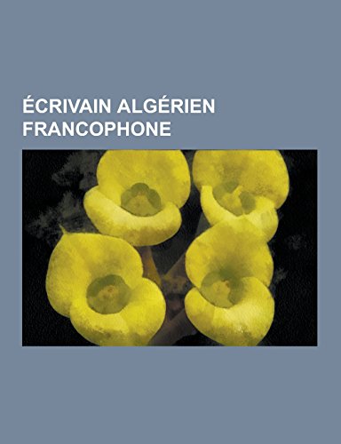 Ecrivain Algerien Francophone book cover