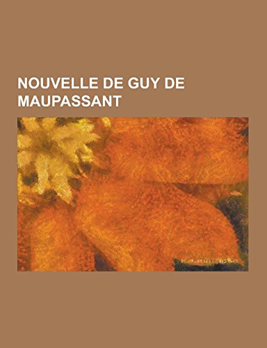 Nouvelle de Guy de Maupassant book cover