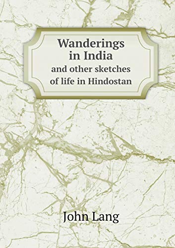 Wanderings in India book cover
