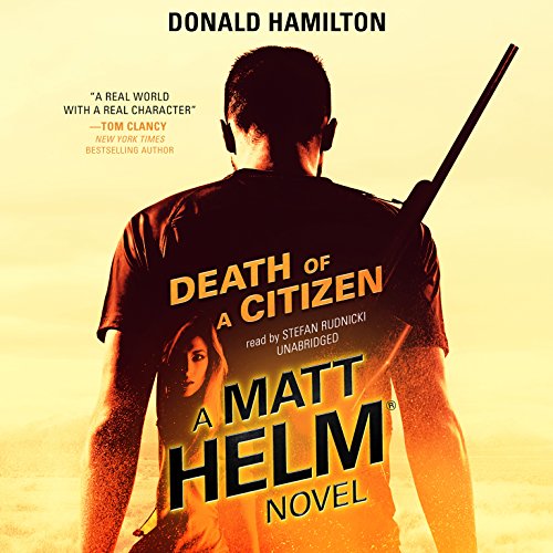 Death of a Citizen (Matt Helm series, Book 1) by Donald Hamilton Goodreads