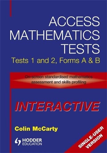 Access Mathematics Tests: Interactive CD-ROM (Single User Version) V. 1 ...