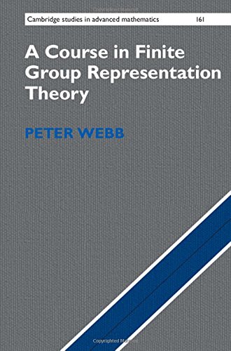A Course in Finite Group Representation Theory book cover