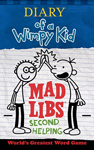 Diary of a Wimpy Kid Mad Libs book cover