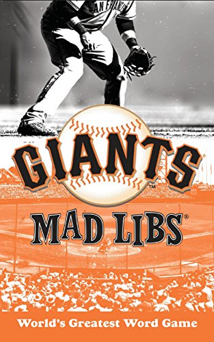 San Francisco Giants Mad Libs book cover
