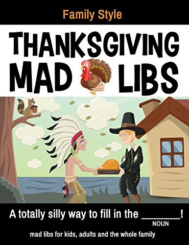 Thanksgiving Mad Libs book cover