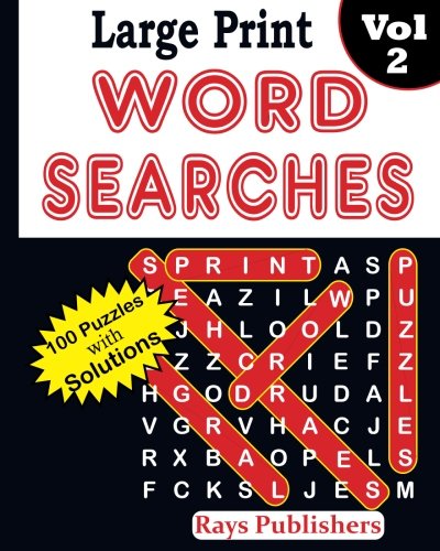 Large Print Word Searches Vol 2 by Rays Publishers | Goodreads
