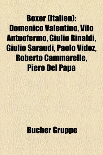 Boxer (Italien) Domenico Valentino, Vito Antuofermo, Giulio Rinaldi