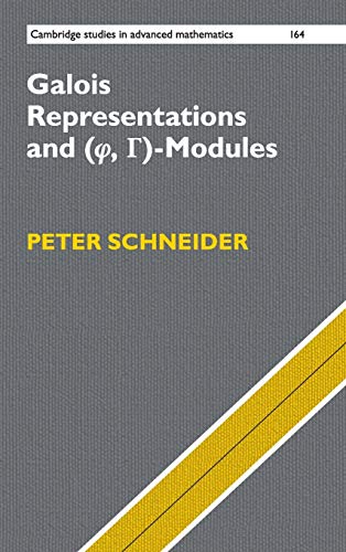 Galois Representations and (Phi, Gamma)-Modules book cover