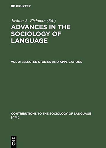 Contributions to the Sociology of Language [CSL] book cover 2