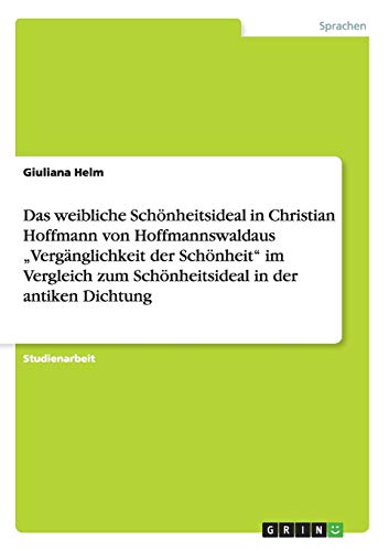 Interpretation Vergänglichkeit Der Schönheit