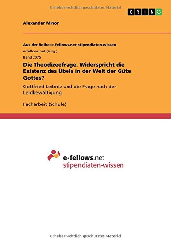 Antwort Auf Die Theodizeefrage