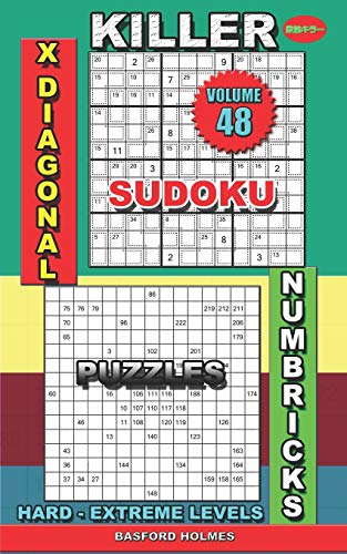 Killer Sudoku X Diagonal Numbricks Puzzles Hard Extreme Levels By 