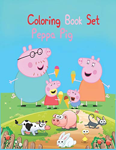 Coloring Book Set Peppa Pig: Coloring Book Set Peppa Pig, Peppa Pig ...