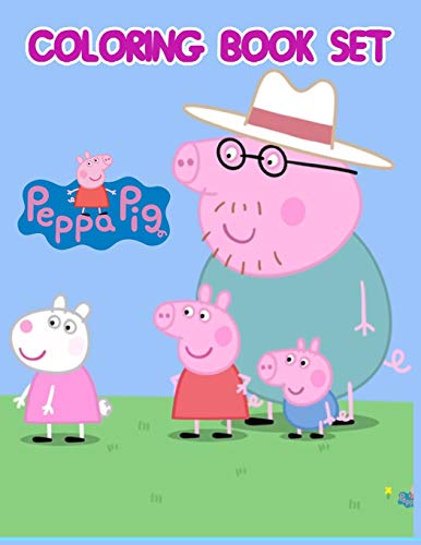 Coloring Book Set Peppa Pig: Coloring Book Set Peppa Pig, Peppa Pig ...