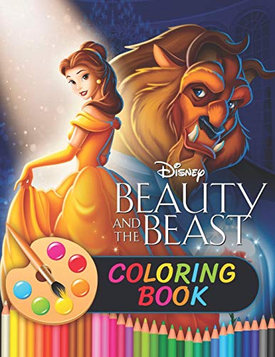 Beauty and the Beast Coloring Book: 43 Exclusive Illustrations by Print ...