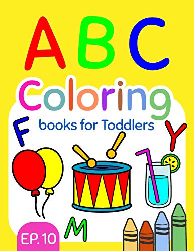 ABC Coloring Books for Toddlers EP.10: A to Z coloring sheets, JUMBO Alphabet coloring pages for ...