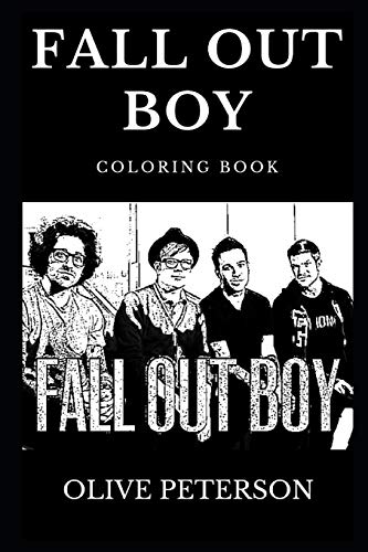 Fall Out Boy Coloring Book: Famous Pop Punk Band and Legendary Grammy ...