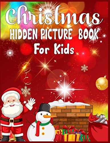 Christmas Hidden Picture Book For Kids: Christmas Hunt Seek And Find ...