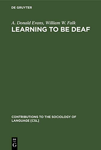 Learning to Be Deaf book cover