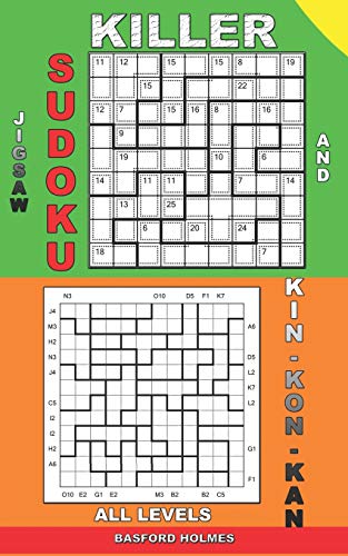 Killer Jigsaw Sudoku And Kin kon kan All Levels Easy Extreme 