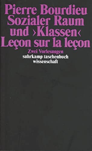 Sozialer Raum und "Klassen". Leçon sur la leçon book cover