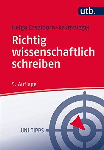 Richtig wissenschaftlich schreiben book cover
