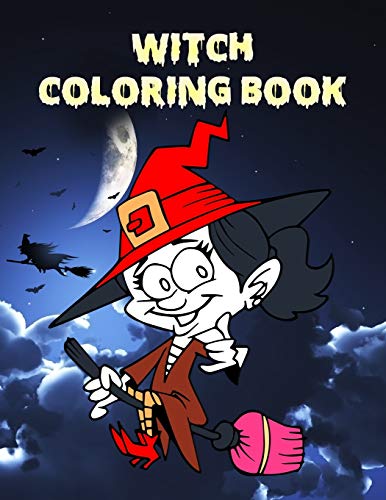 Witch coloring Book: An Adult Witch Coloring Book Adorable Gothic ...