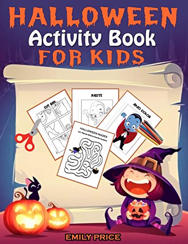 Halloween Activity Book for Kids: A Spooky and Fun Workbook Full of ...