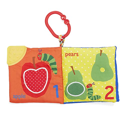 Let's Count Soft Book - World of Eric Carle The Very Hungry Caterpillar Baby Teething Crinkle Book book cover