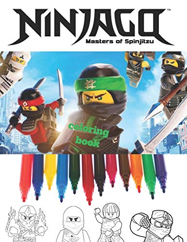 ninjago coloring book: +40 draw, Ninjago coloring book, lego coloring ...