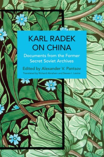 Karl Radek on China book cover
