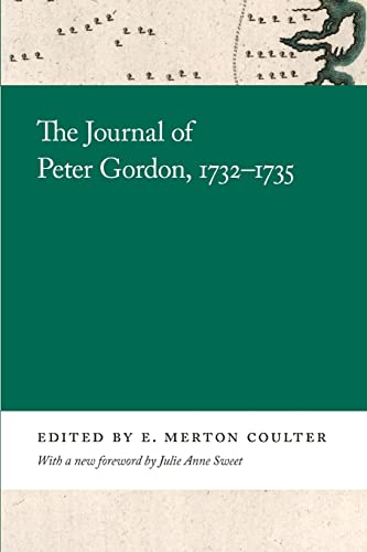 The Journal of Peter Gordon, 1732–1735 book cover