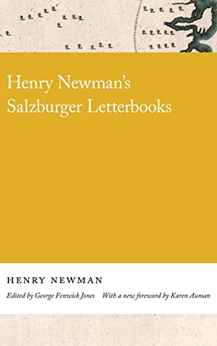 Henry Newman's Salzburger Letterbooks book cover