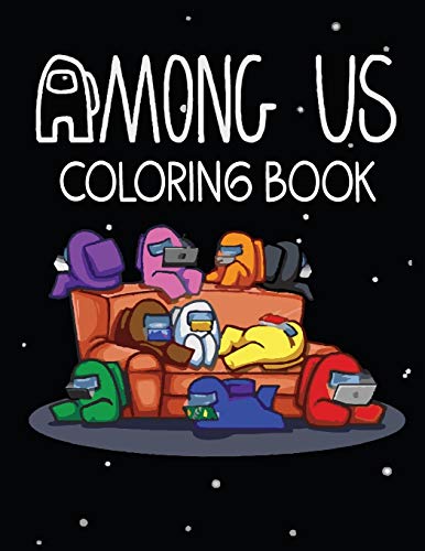 Among Us Coloring Book: Coloring Pages With Among Us Images Crewmate or ...