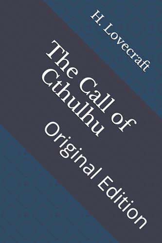 The Call of Cthulhu: Original Edition by H.P. Lovecraft | Goodreads