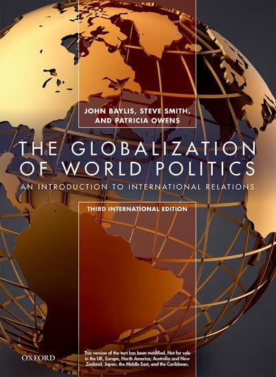 GLOBALIZATION OF WORLD POLITICS : AN INTRODUCTION TO INTERNATIONAL ...