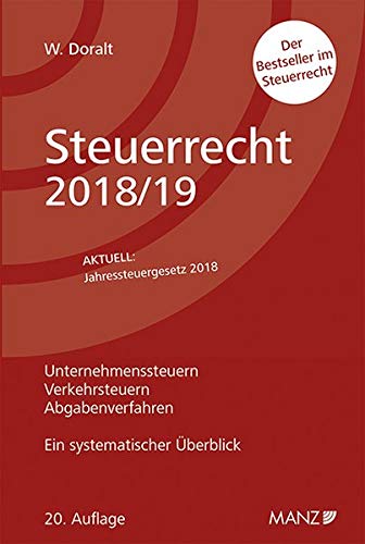 Steuerrecht 2018/19 by Werner Doralt | Goodreads
