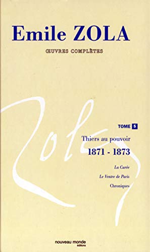 Oeuvres complètes d'Emile Zola, tome 5 book cover