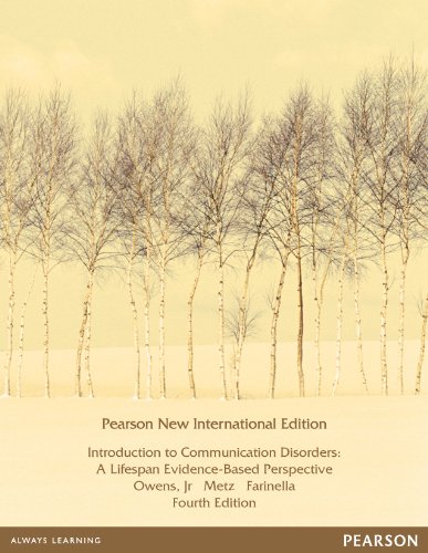 Introduction to Communication Disorders: Pearson New International ...