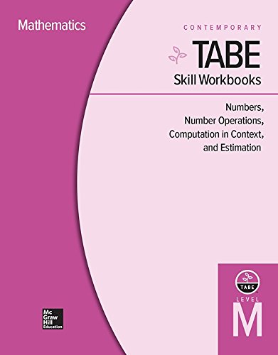 TABE Skill Workbooks Level M Numbers Number Operations Computation 
