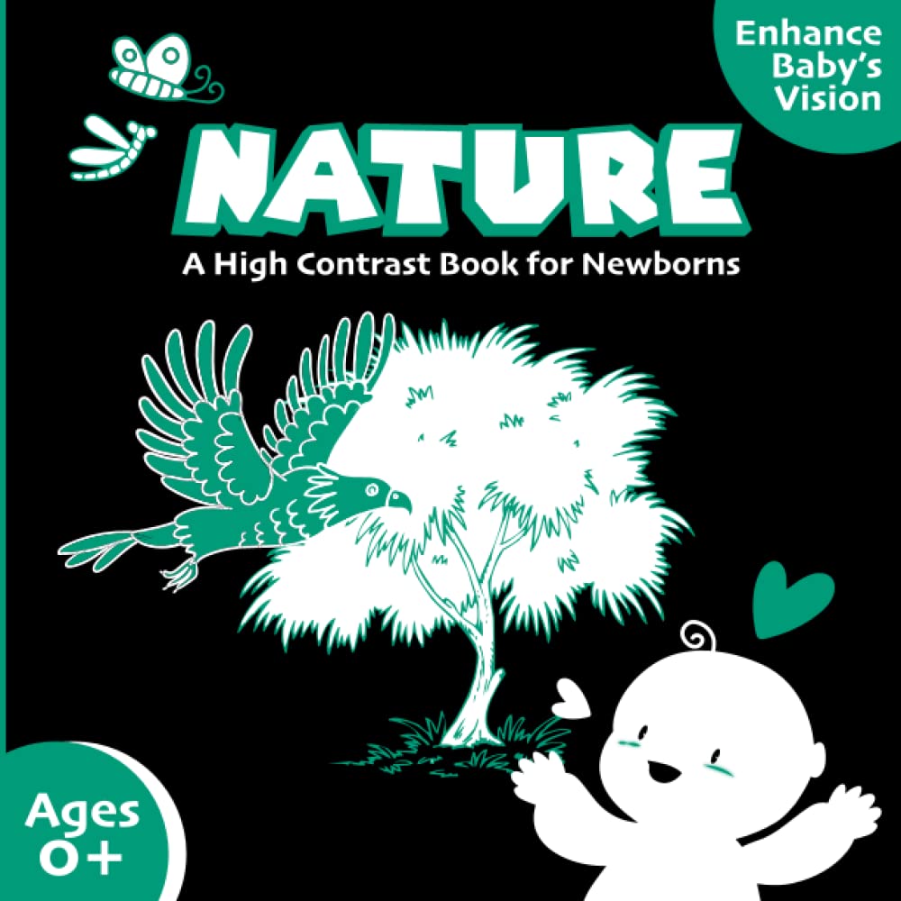 Nature A HighContrast Baby Book For Newborns Brain and Eyesight