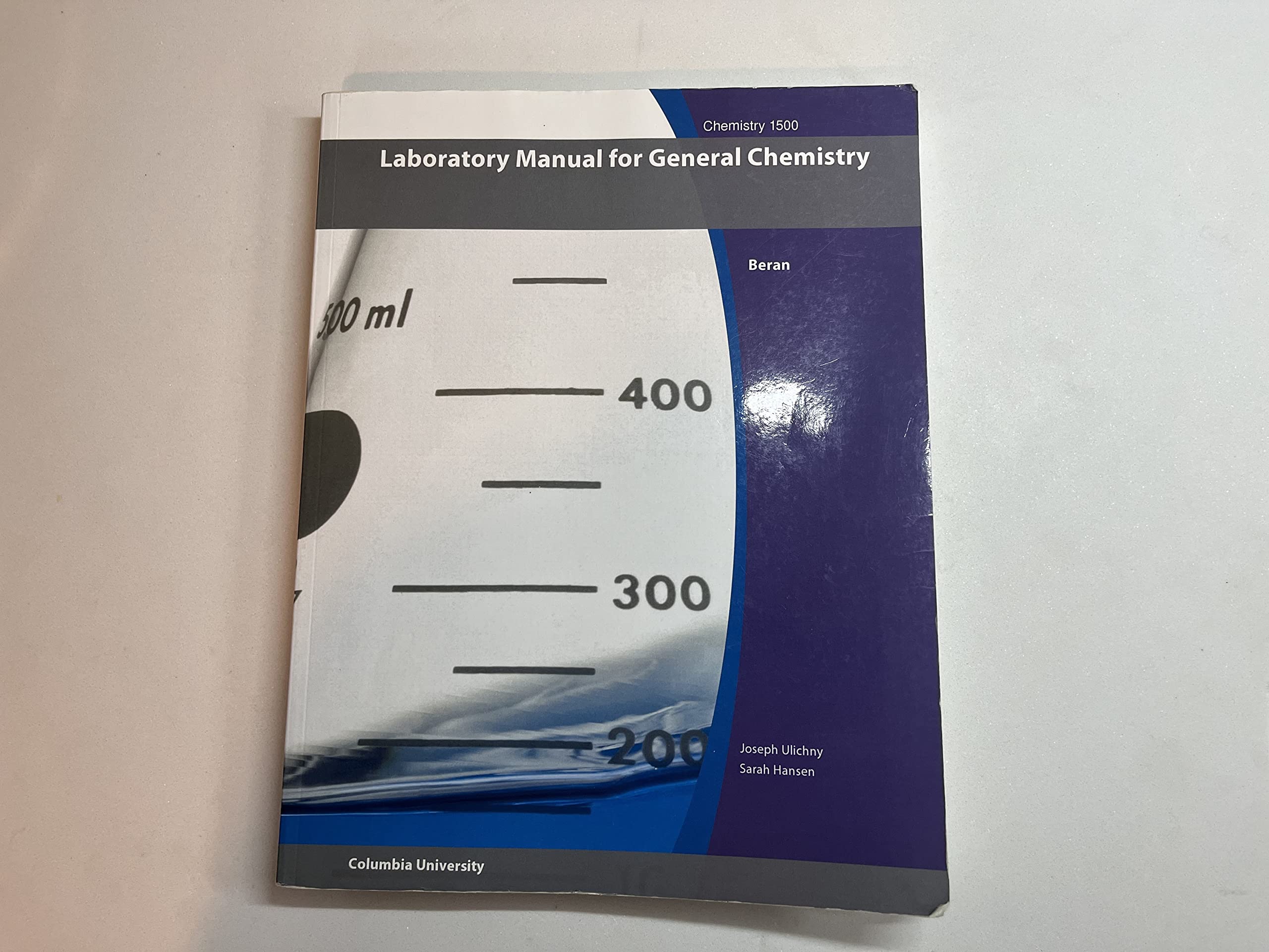 Principles of General Chemistry Laboratory Manual 10th Edition by J