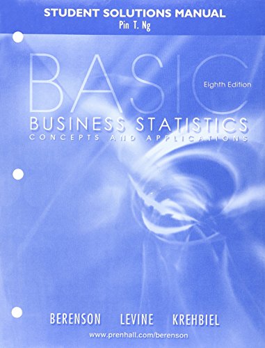 Basic Business Statistics Students Solution Manual by Mark L. Berenson