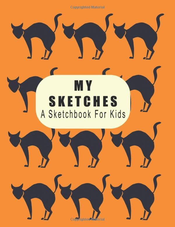 My Sketches A Sketchbook For Kids 8.5 x 11 120 Page Blank Sketchbook