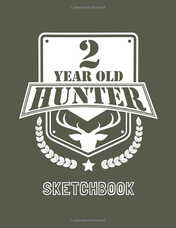 2 Year Old Hunter Sketchbook Hunting Sketch Pad Drawing Practice For