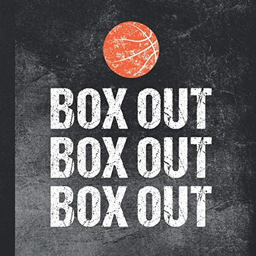 Box Out Box Out Box Out Basketball Coach Memory Book by School Sports